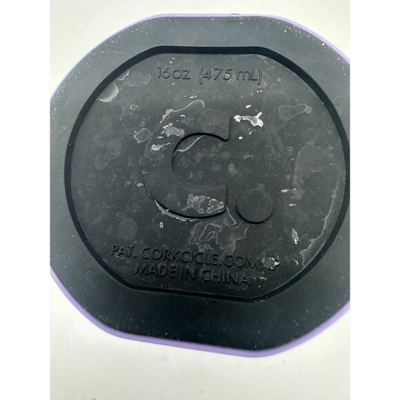 Corkcicle Tumbler with Lid 20 oz Double Wall w/ Lid Purple - Picture 7 of 7